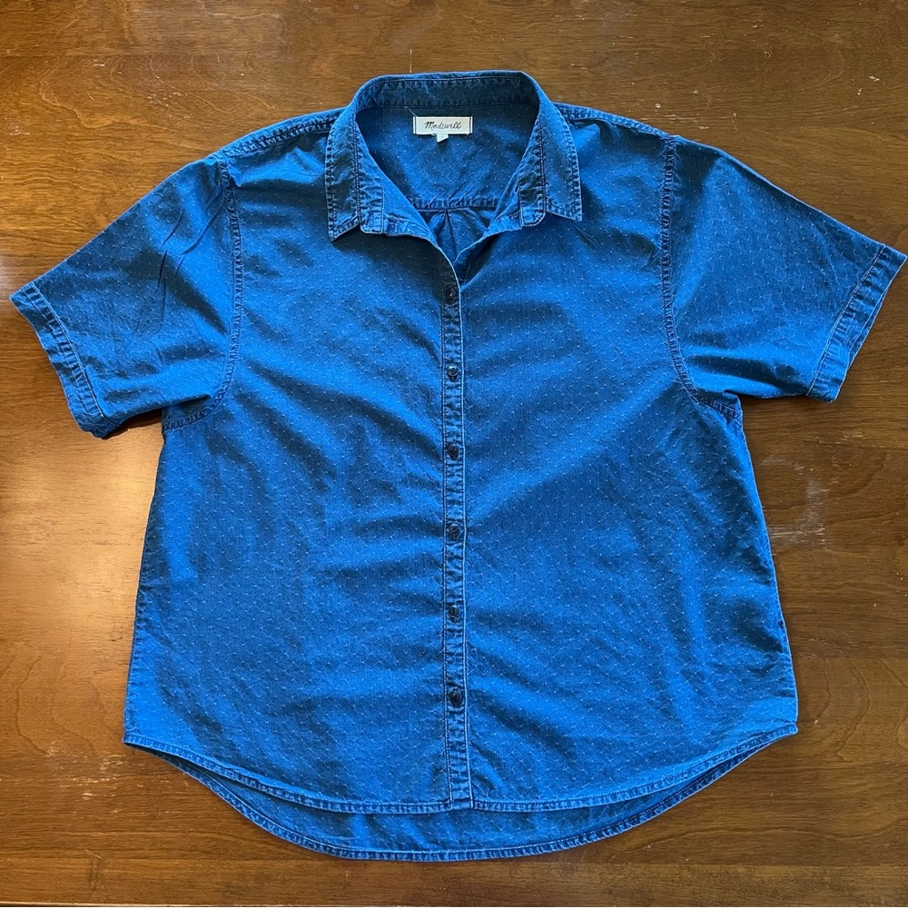 Madewell Denim Chronicle Shirt women’s size large